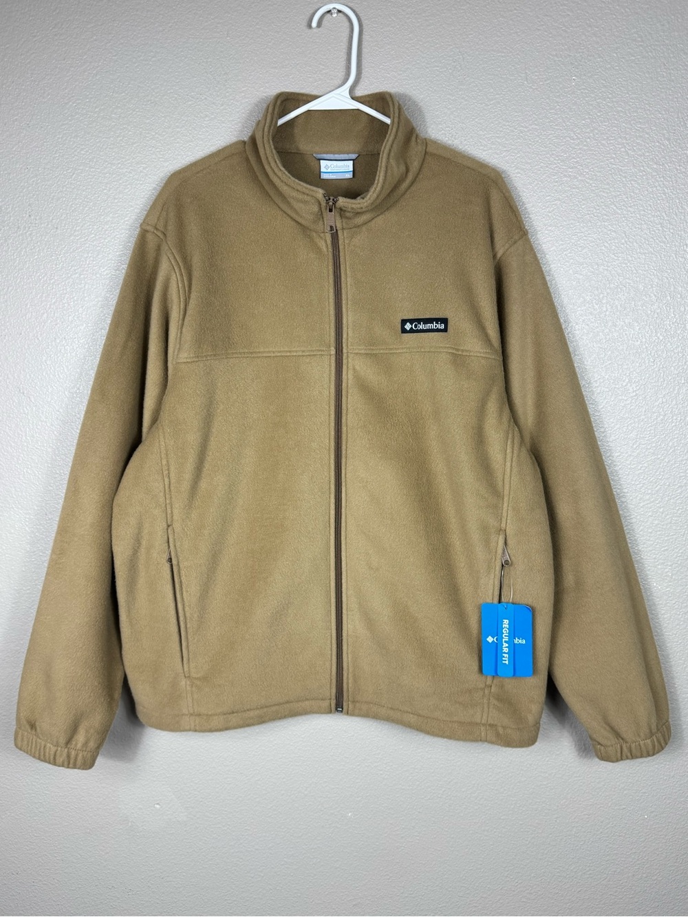 NWT Columbia Mount Grant Full Zip Fleece tan